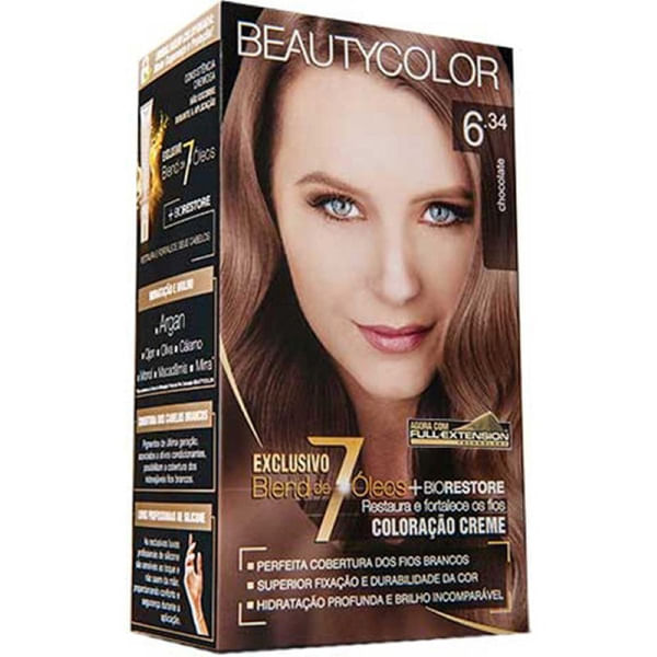 Kit-Tintura-Beauty-6.34-Chocolate---Beauty-Color