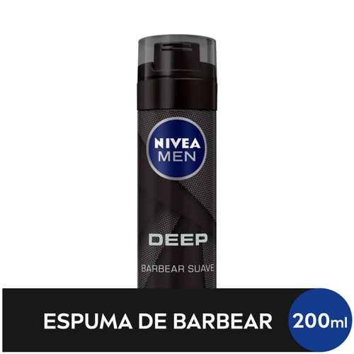 Espuma de Barbear NIVEA Men Deep 200ml