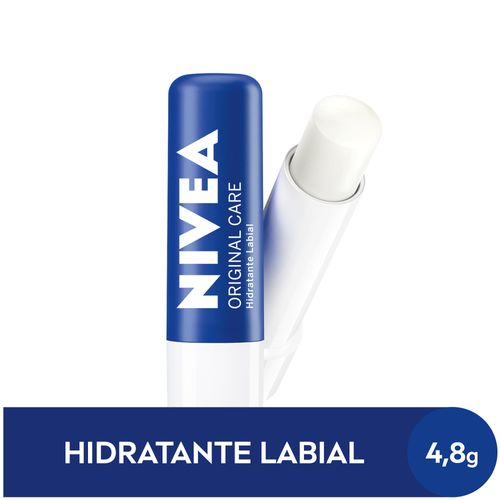 NIVEA Hidratante Labial Original Care Hidratação Profunda 4,8 g