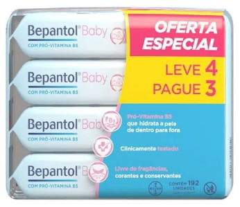 Kit Bepantol Baby Lencos Umed L4P3