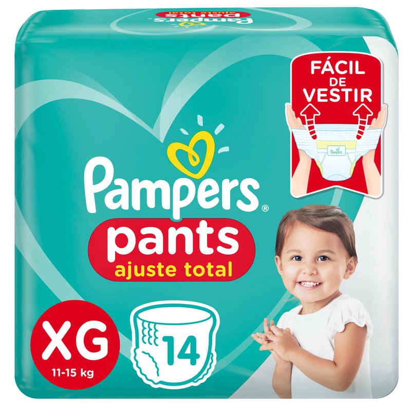 Fralda-Pants-Pacotao-XG-Pampers-com-14-unidades