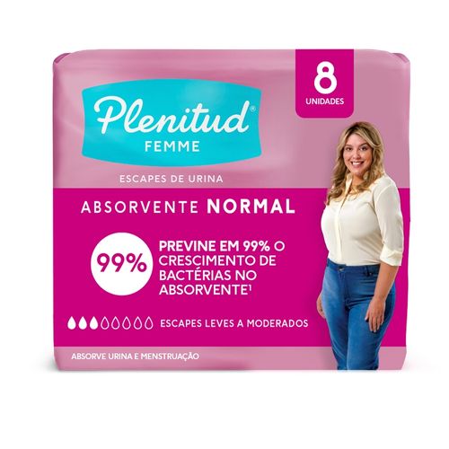 Absorvente Plenitude Femme Normal C Abas C8