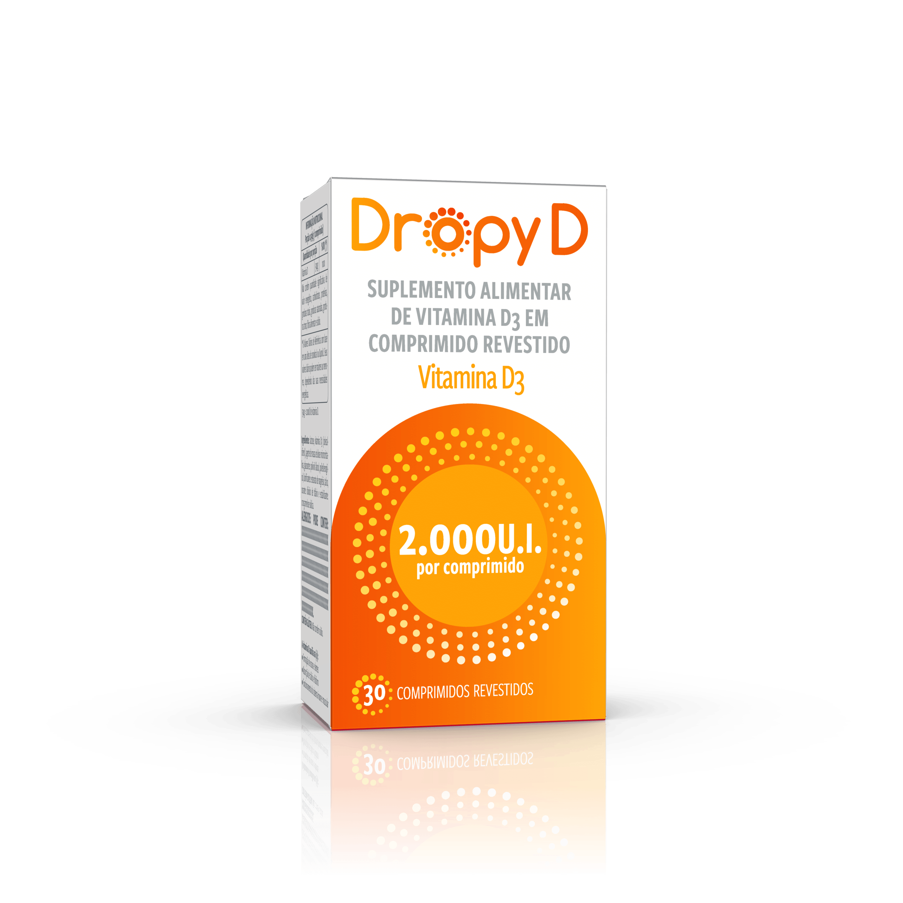 Suplemento de Vitamina D Ofolato D 1.000UI com 30 comprimidos