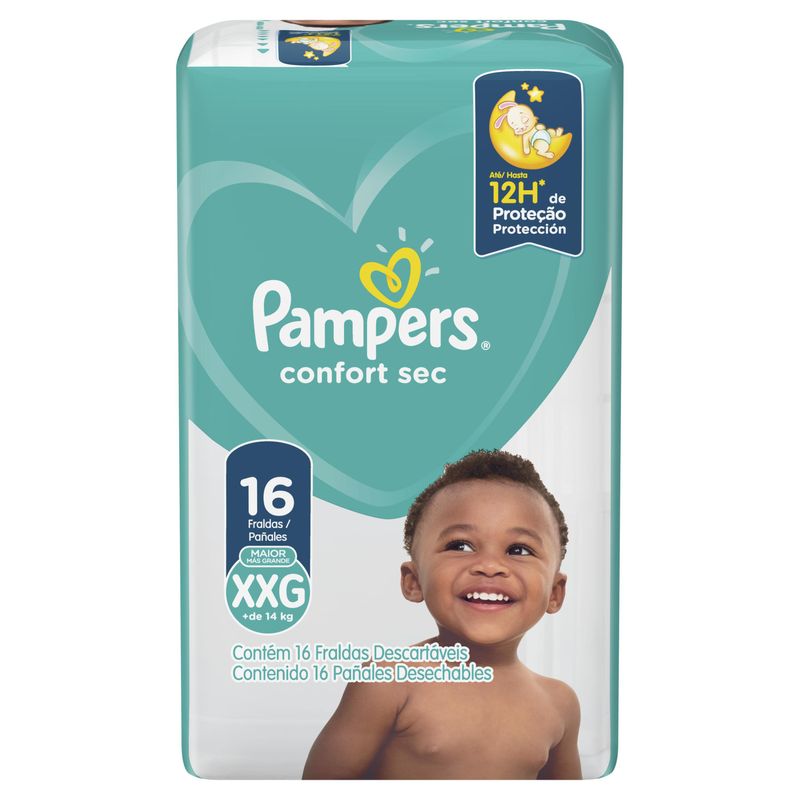 Fralda Pampers Confort Sec Pants XG 16 unidades - Drogarias Pacheco