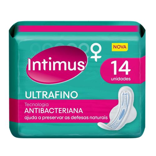 Absorvente Intimus Antibacteriano Ultrafino 14 unid.