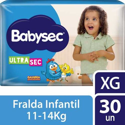 Fralda Baby Sec Ultra Mega Xg C/30 - Baby Sec