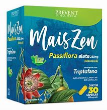 Mais Zen Passiflora alata 280mg + Triptofano 30 cápsulas Prevent