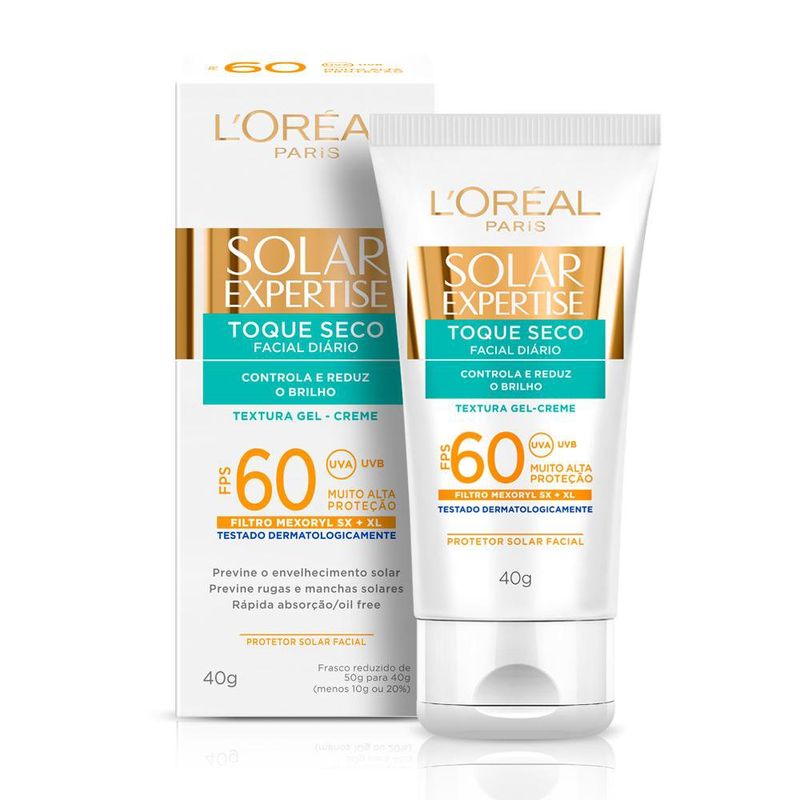 Protetor-Solar-LOreal-Paris-Solar-Expertise-Facial-Toque-Seco-FPS-60---50g
