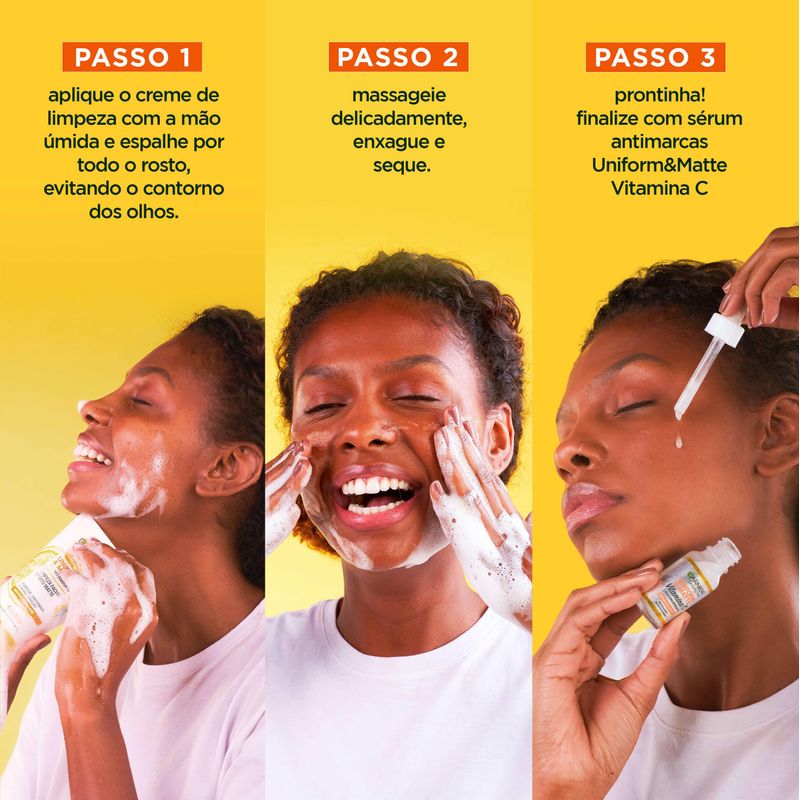Limpeza-Facial-Garnier-Uniform---Matte-Vitamina-C-Antioleosidade-120g
