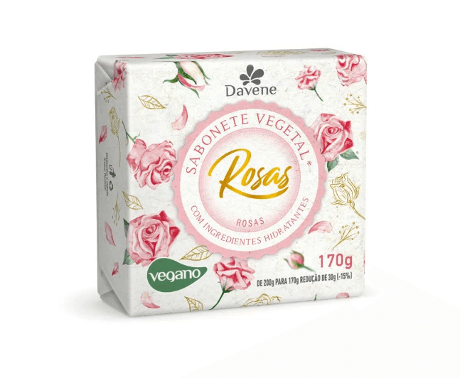 SAB DAVENE VEGETAL ROSAS 170G