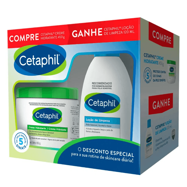 KIT CETAPHIL CR 453G+LOC LIMP120ML