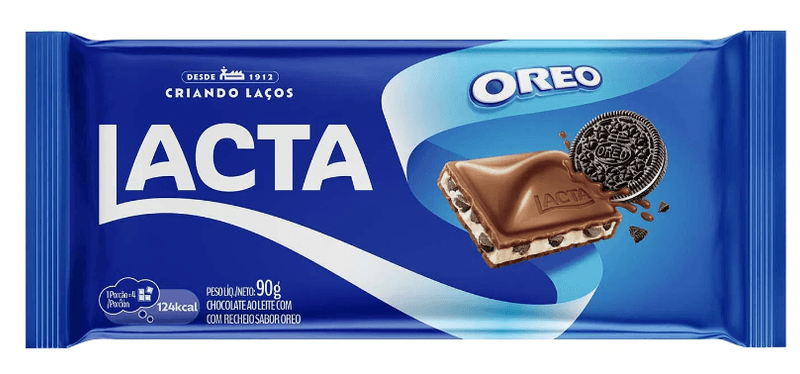 CHOC LACTA OREO RECH 90G
