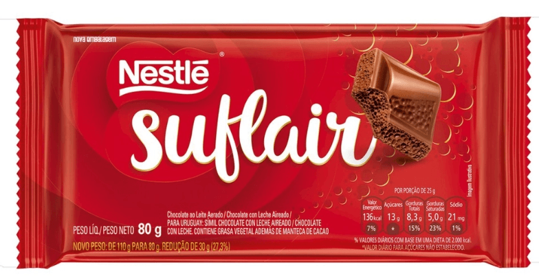 CHOC SUFLAIR AO LEIT 80G