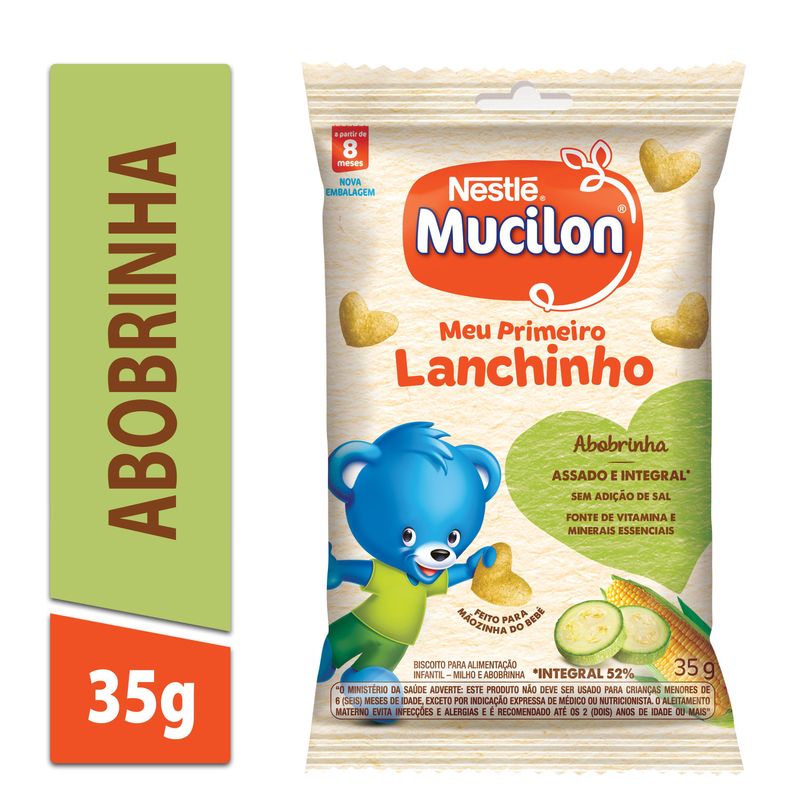 Snack Mucilon Abobrinha - 35g