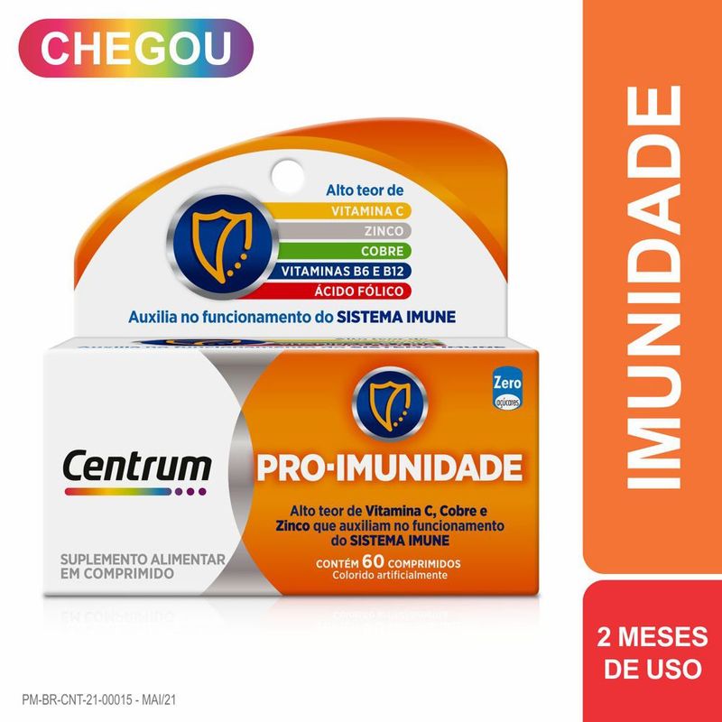 CENTRUM PRO IMUNIDADE 60 COMPRIMIDOS
