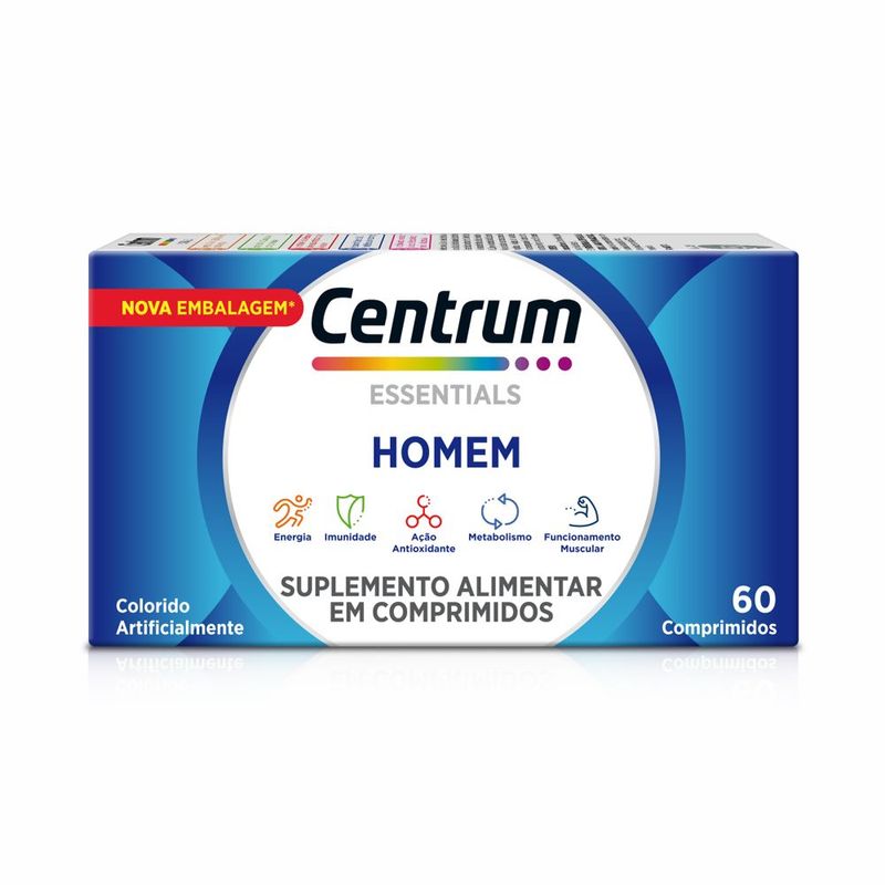 Centrum Essentials Homem 60Cpr