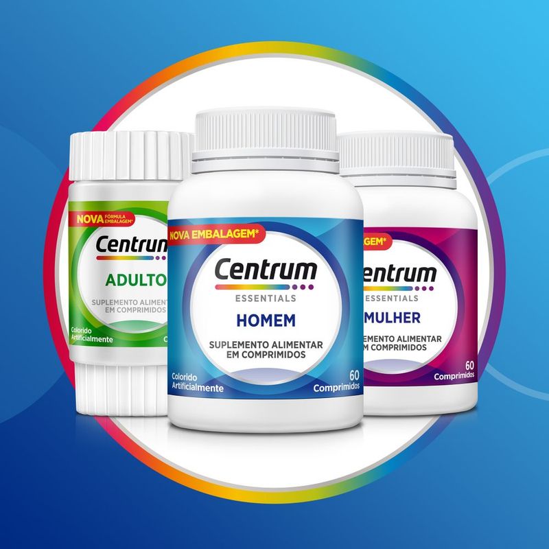 Centrum Essentials Homem 60Cpr - Drogarias Tamoio