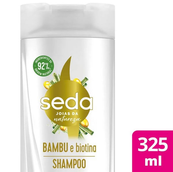 Shampoo Seda Joias da Natureza Óleo de Argan 325 ml - Drogarias