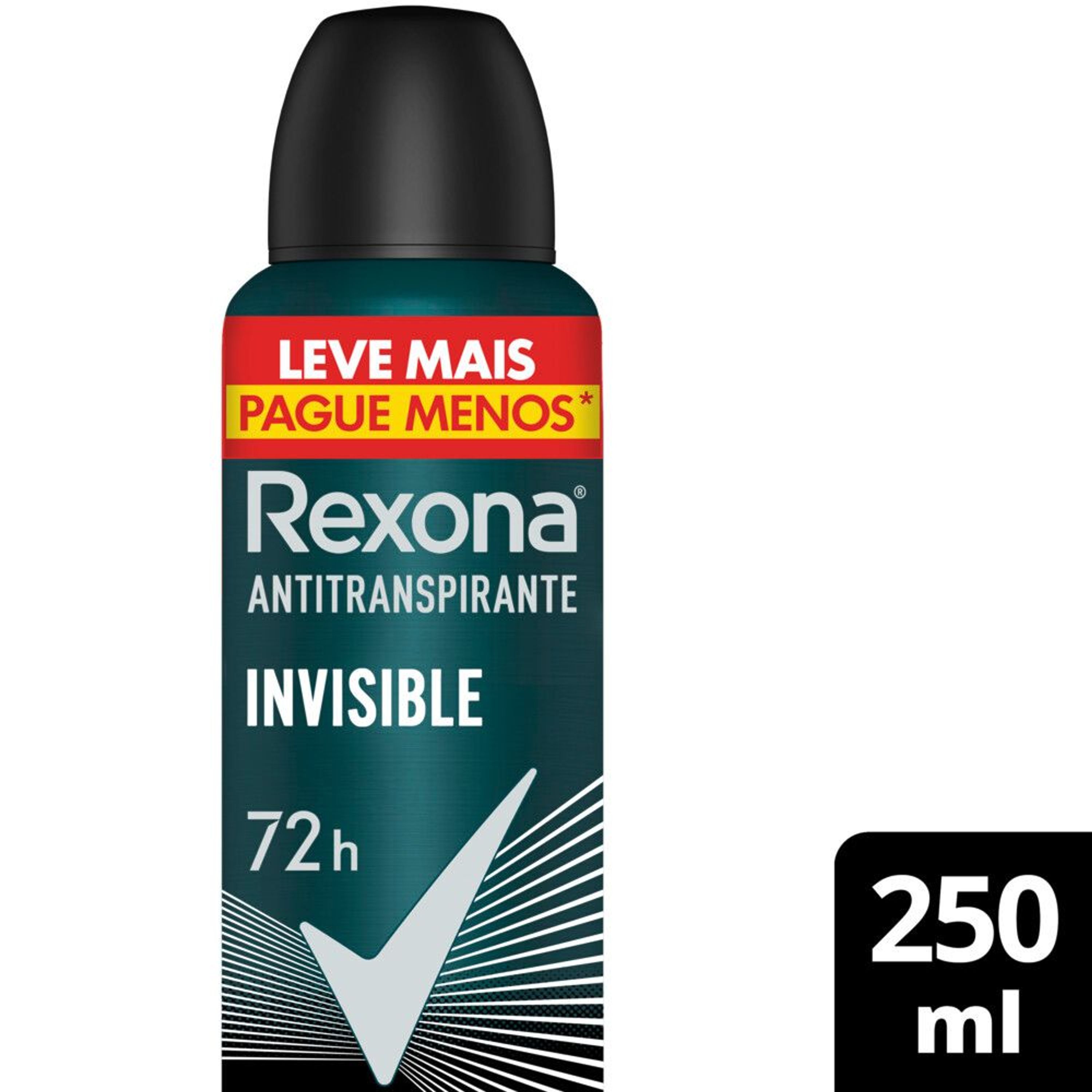 REXONA Black+White Invisible spray antitranspirante (200 ml)