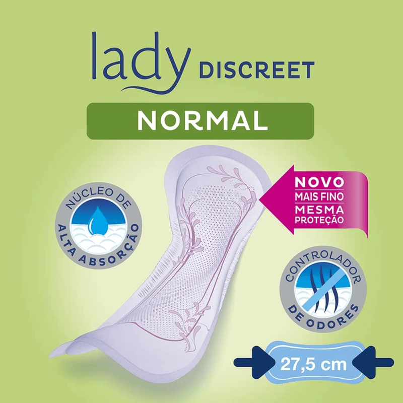 Absorvente Geriátrico Tena Lady Protetor Diário 14 Unidades