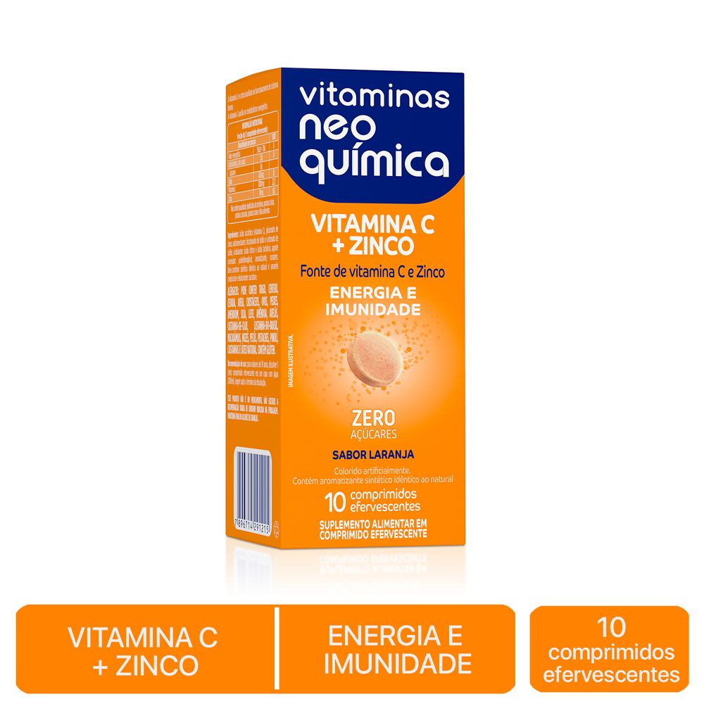 Suplemento Energético Vita SuprAZ Energy 19 + 1 Comprimido em