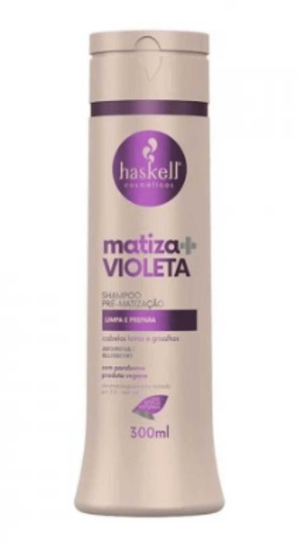 Shampoo Matizador Matiz+ Violeta Haskell 300ml - Loiros - Drogasmil