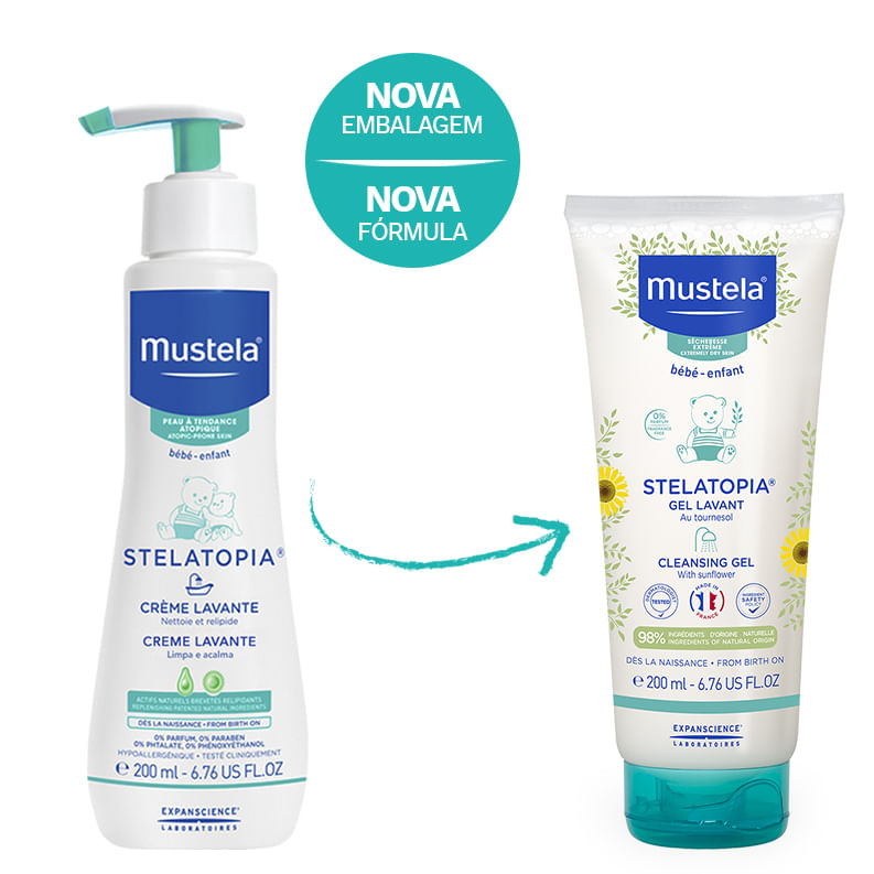 Mustela creme best sale lavante stelatopia