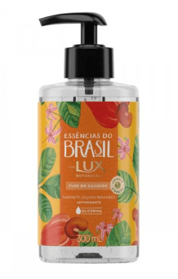 Sabonete Líquido Lux Botanicals Essências do Brasil Flor do Cajueiro -  300ml - Drogarias Tamoio