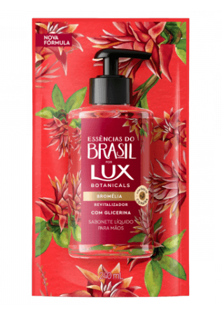 Sabonete Líquido para as Mãos Lux Botanicals Essências do Brasil Bromélia Refil 240ml