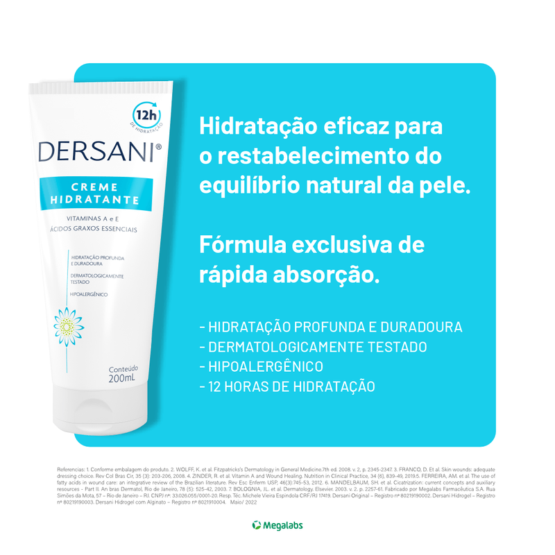 Dersani Creme Hidratante - 200Ml