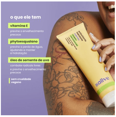 Hidratante Corporal Sallve antioxidante - 300ml