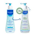 Água de Limpeza Sem Enxágue Mustela Bebê Pele Normal - 300ml