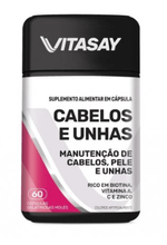 Vitasay Suplemento Alimentar Cabelos e Unhas - 60 cápsulas