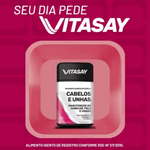Vitasay Suplemento Alimentar Cabelos e Unhas - 60 cápsulas
