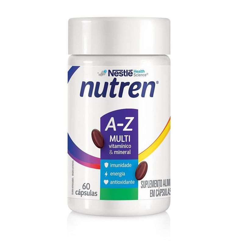 Nutren Suplemento Alimentar A-Z Multi Vitamínico & Mineral -  60 cápsulas