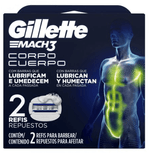Carga para Aparelho de Depilação Gillette Mach3 Corpo - 2 unidades