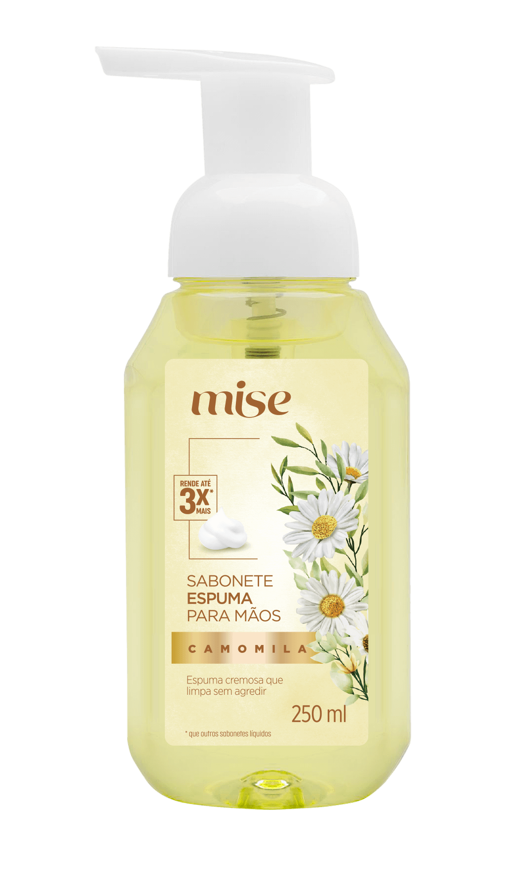 Sabonete Espuma Mãos Mise Camomila - 250ml - Drogarias Tamoio