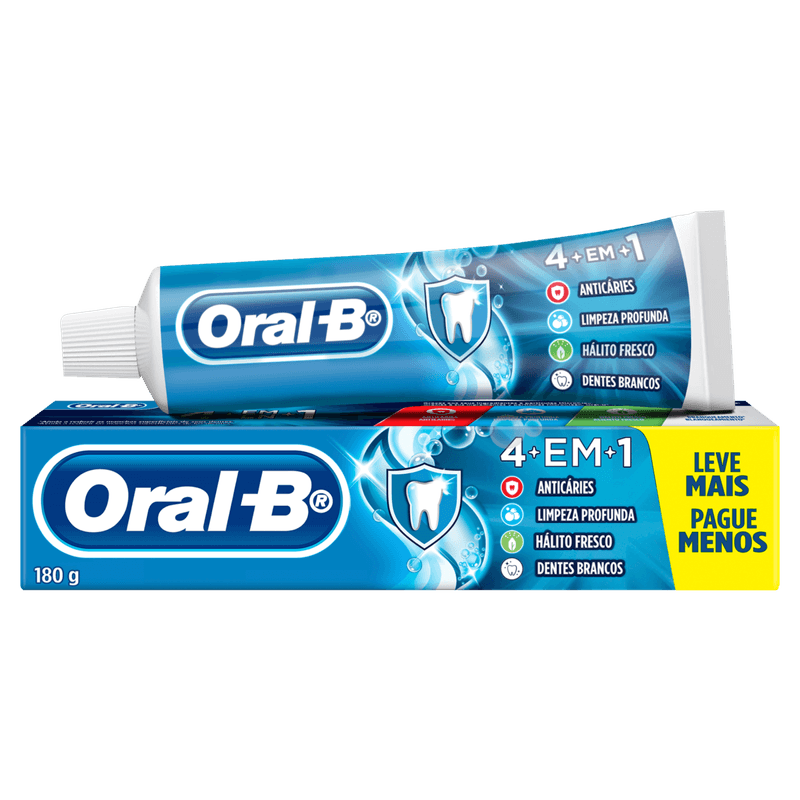 Creme Dental 4 em 1 Oral-B Leve mais Pague menos - 180g