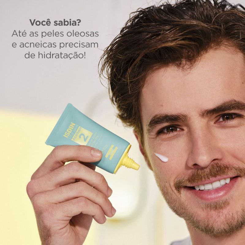 Gel Creme Controle de Brilho e Imperfeições Isdin Oily Skin Acniben 2 - 41,2g