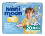 Fralda Mini Moon Magic Sec XXG - 20 unidades