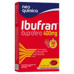 Ibufran 400mg Neo Química - 20 cápsulas líquidas
