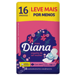 Absorvente Diana com Abas Suave Leve Mais Pague Menos - 16 Unidades