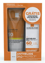 Kit Protetor Solar Corporal La Roche-Posay Anthelios XL Protect FPS50 200ml + Facial FPS 60 - 25g