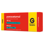 Paracetamol 750mg Cimed - 20 comprimidos
