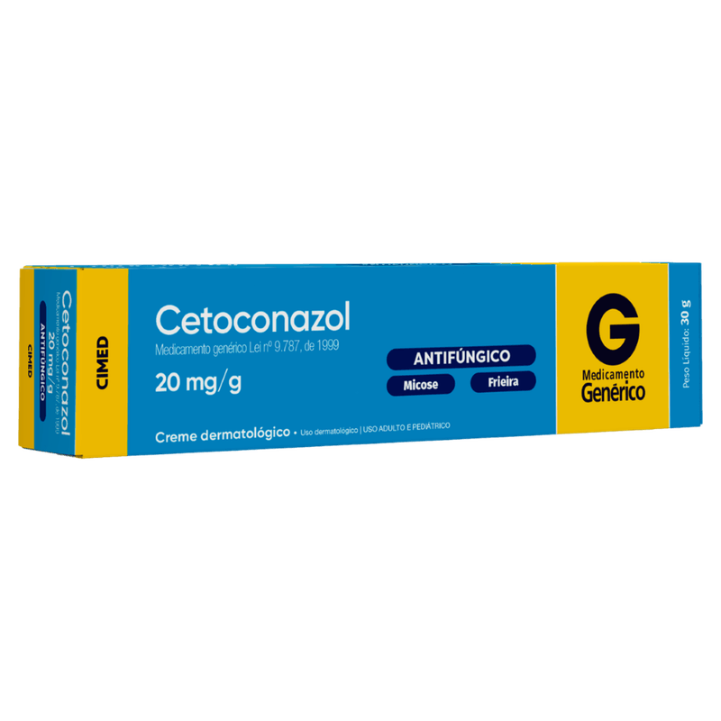 Cetoconazol 20mg/g Creme Dermatológico Cimed - 30g