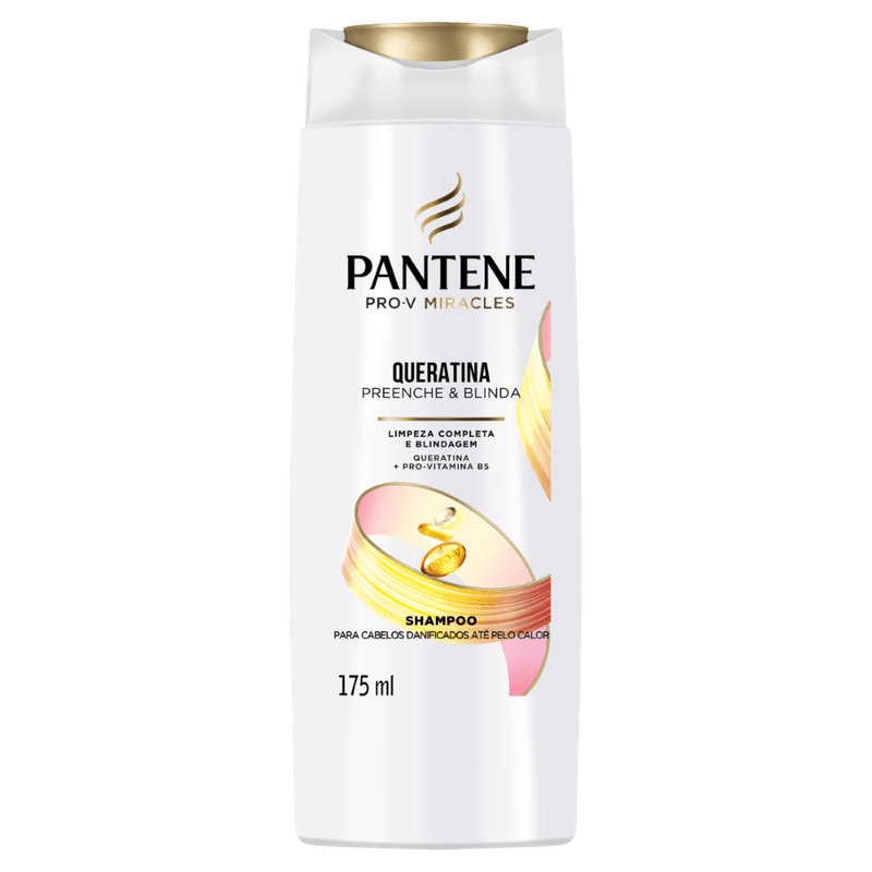Shampoo Pro-V Miracles Queratina Pantene Preenche & Blinda - 175ml