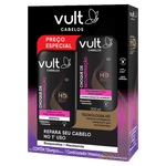 Kit Shampoo 200ml + Condicionador 200ml Vult Cabelos Choque de Reconstrução