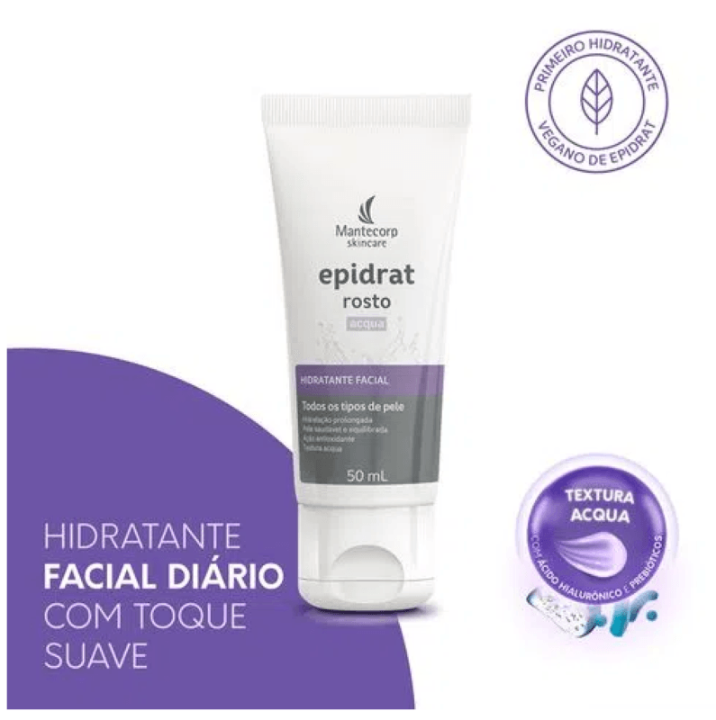 Hidratante Facial Epidrat Rosto Acqua - 50ml