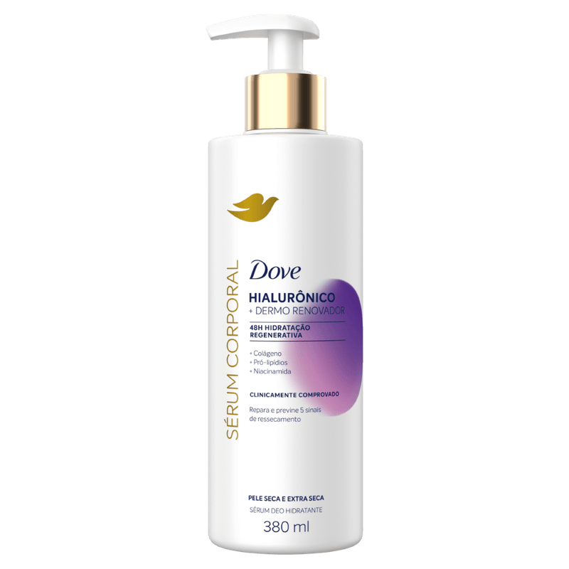 Sérum Deo Hidratante Corporal Dove Hialurônico + Dermo Renovador - 380ml