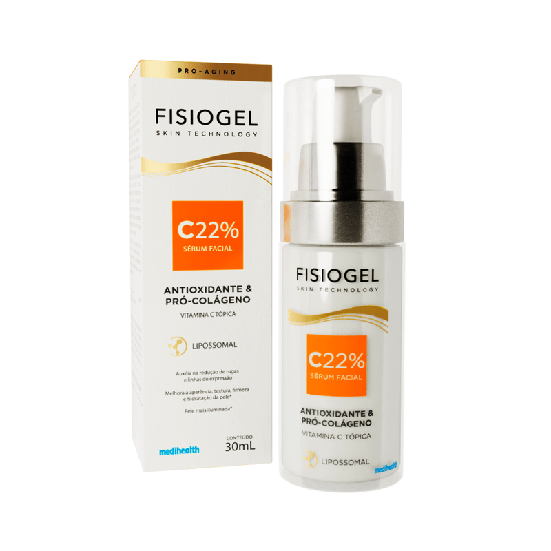 Sérum Lipossomal Fisiogel Antioxidante & Pró-Colágeno Caixa -30ml